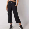 JEANS Housut>Och Bella Lorrita reisitaskuhousut musta