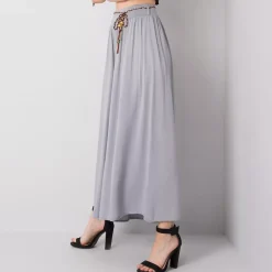 JEANS Housut></noscript>Och Bella Surie housut vaaleanharmaa