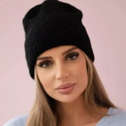 JEANS Talvipäähineet>Oliwier Agata neulepipo musta