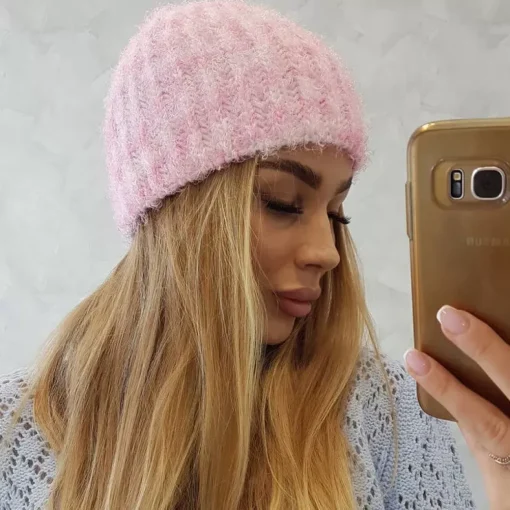 JEANS Talvipäähineet>Oliwier Cina pipo pinkki