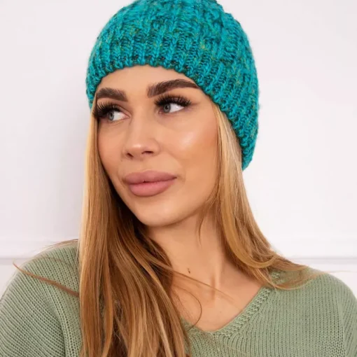 JEANS Talvipäähineet>Oliwier Melisa fleecevuorattu pipo safiiri