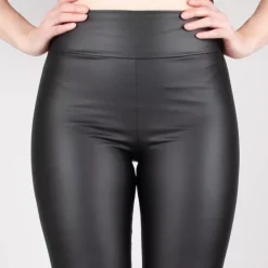 JEANS Leggingsit>Oraije Paris Thermo leatherlook leggingsit musta