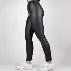 JEANS Leggingsit></noscript>Oraije Paris Thermo leatherlook leggingsit musta