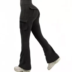 JEANS Housut></noscript>Otos Active Cargo housut musta