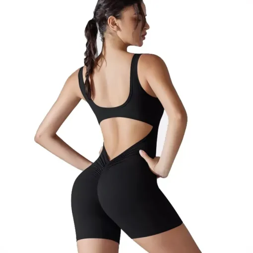 JEANS Shortsit Ja Caprit>Otos Active Scrunch shortsijumsuit musta