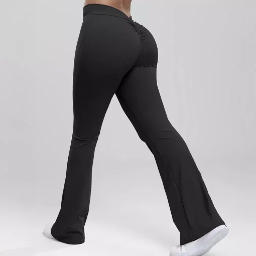 JEANS Housut>Otos Active Yoga Flare housut musta