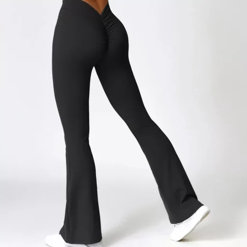 JEANS Housut>Otos Active Yoga Flare housut musta