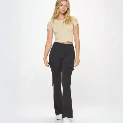 JEANS Housut></noscript>Otos Move Cargo housut musta