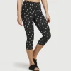 JEANS Leggingsit>Paisleykuvioiset caprileggingsit musta