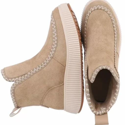 JEANS Kengät>Paksupohjaiset nilkkurit beige