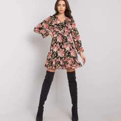 JEANS Minimekot>Pammy Alisia mekko musta-pinkki