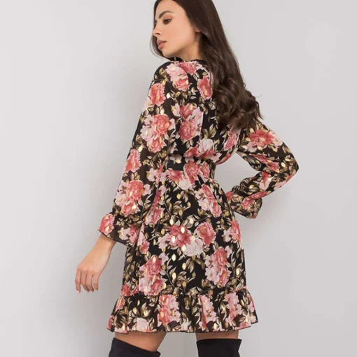 JEANS Minimekot>Pammy Alisia mekko musta-pinkki