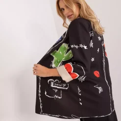 JEANS Takit></noscript>Pammy Cactus kuvioitu bleiseri musta