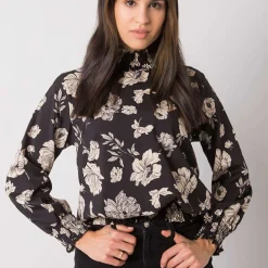 JEANS Pitkähihaiset Paidat>Pammy Damika kukkakuvioinen paita beige