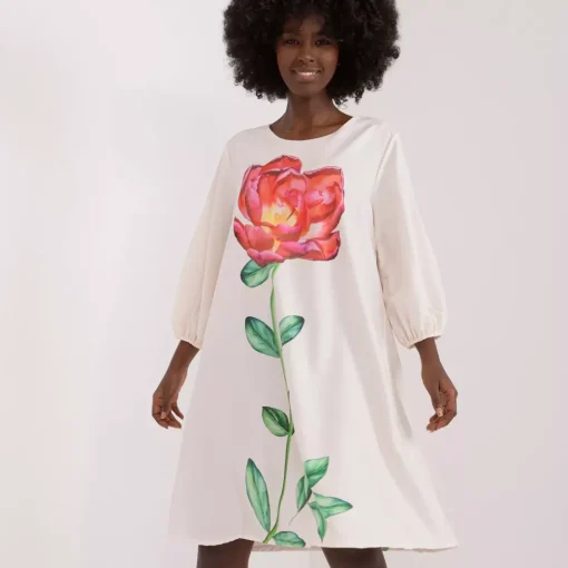 JEANS Minimekot>Pammy Emmy a-linjainen mekko vaalea beige