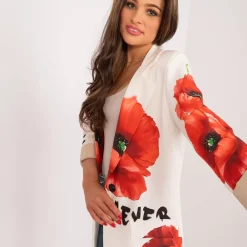 JEANS Takit></noscript>Pammy Jessie kuvioitu bleiseri vaalea beige