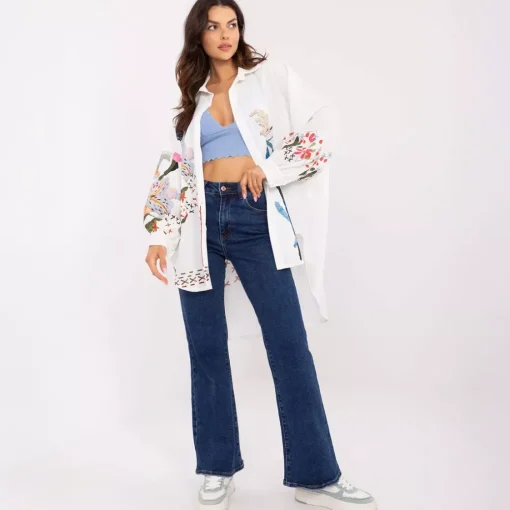 JEANS Pitkähihaiset Paidat | Plus!>Pammy Naomi oversize paita valkoinen