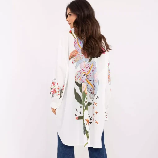 JEANS Pitkähihaiset Paidat | Plus!>Pammy Naomi oversize paita valkoinen