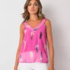 JEANS Lyhythihaiset Paidat Ja Topit>Pammy Oaklyn sifonkitoppi fuksia