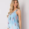JEANS Lyhythihaiset Paidat Ja Topit>Pammy Oaklyn sifonkitoppi baby blue