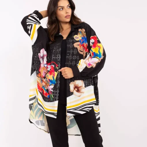 JEANS Plus!>Pammy Rozita oversize paita musta