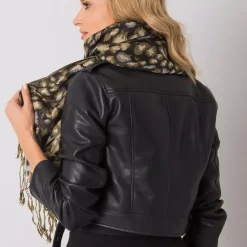 JEANS Huivit Ja Käsineet></noscript>Pashminahuivi leopardikuvio musta/keltainen