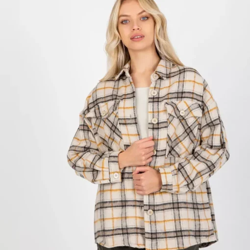 JEANS Pitkähihaiset Paidat>Patiskha Orlando flanellipaita beige