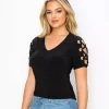 JEANS Lyhythihaiset Paidat Ja Topit>PerSeption Tinsley paita musta