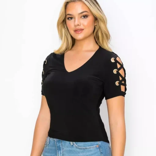 JEANS Lyhythihaiset Paidat Ja Topit>PerSeption Tinsley paita musta