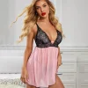 DL Collection Alusvaatteet>Pinkki babydoll ja stringit