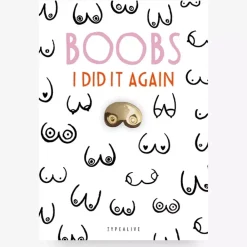 JEANS Elämäntapa Ja Lahjat>Pinssi Boobs