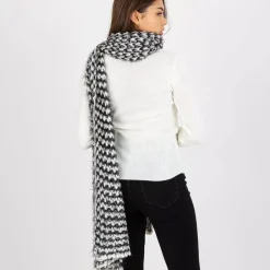 JEANS Huivit Ja Käsineet></noscript>Pitkä kaulahuivi mustavalkoinen