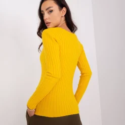 JEANS Pitkähihaiset Paidat></noscript>PM Adella superstretch neulospaita mustard