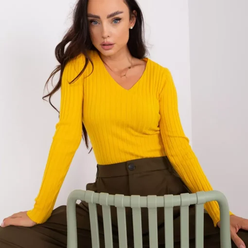 JEANS Pitkähihaiset Paidat>PM Adella superstretch neulospaita mustard