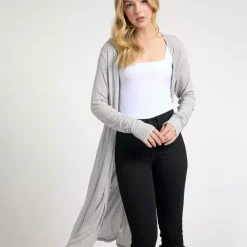 JEANS Neuleet></noscript>Popular 21 Mayan ribbineuletakki v.harmaa