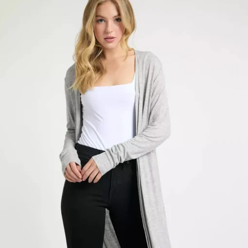 JEANS Neuleet>Popular 21 Mayan ribbineuletakki v.harmaa