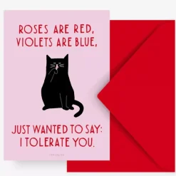 JEANS Elämäntapa Ja Lahjat>Postikortti Valentine Cat No. 1