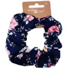 JEANS Hiustarvikkeet>Puuvilladonitsi 8 cm navy/kukkakuvio