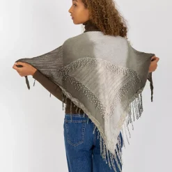 JEANS Huivit Ja Käsineet>Puuvillainen kolmiohuivi khaki