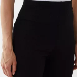 JEANS Housut>Qed LDN Alma ribbihousut musta