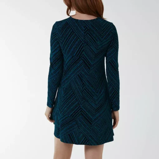 JEANS Minimekot>Qed LDN Laora kimallemekko petrooli