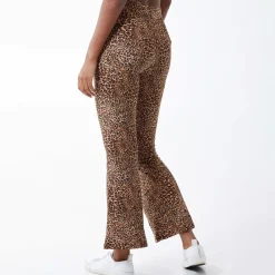 JEANS Housut>Qed LDN Nya leopardikuvioiset housut