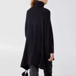 JEANS Neuleet | Plus!></noscript>Qed LDN Wiv neuleponcho musta