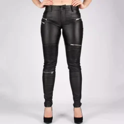 JEANS Housut>R. Display Coated Regular housut musta