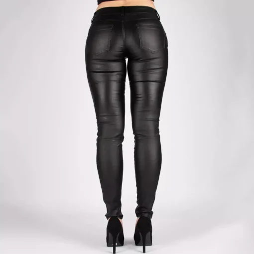 JEANS Housut>R. Display Coated Regular housut musta