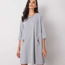 JEANS Tunikat | Minimekot>Relevance Dalenne trikootunika vaaleanharmaa