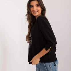 JEANS Pitkähihaiset Paidat>Relevance Freydis trikoopaita musta