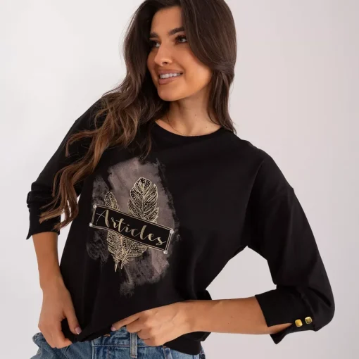 JEANS Pitkähihaiset Paidat>Relevance Freydis trikoopaita musta