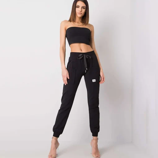 JEANS Housut>Relevance Geetika housut musta