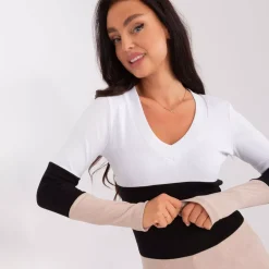 JEANS Pitkähihaiset Paidat>Relevance Milly ribbipaita beige